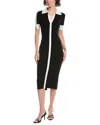 Elie Tahari The Myra Sweaterdress In Black