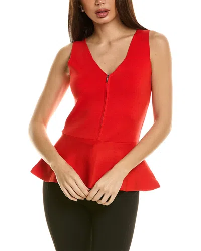 Elie Tahari The Nikki Top In Red