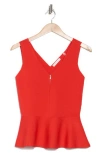 Elie Tahari The Nikki Zip Front Top