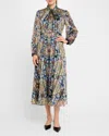 Elie Tahari The Raquel Dress In Valencia Print