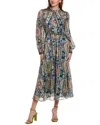 Elie Tahari The Raquel Dress In Yellow