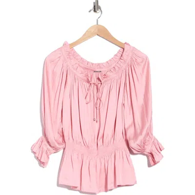 Elie Tahari The Reilley Top In Pink