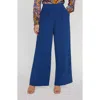 Elie Tahari The Rita Pleated Straight-leg Pants In Twilight