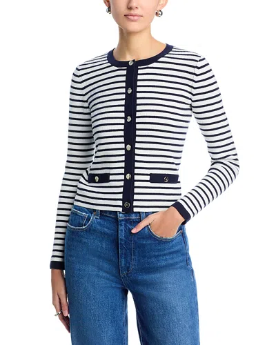 Elie Tahari The Sabella Cardigan In Blue