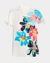 Elie Tahari The Sable Floral-print Blouse