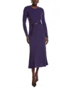 Elie Tahari The Sabrina Cashmere Sweaterdress In Blue