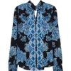 Elie Tahari The Skylar Cropped Floral-print Pants In Estate Garden