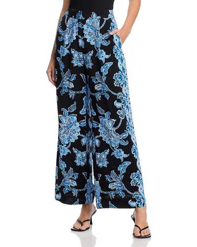 ELIE TAHARI THE SKYLAR PRINTED PANTS