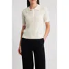 Elie Tahari The Stevie Cashmere Polo Sweater In White