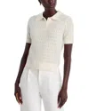 Elie Tahari The Stevie Cashmere Polo Sweater In Neutral