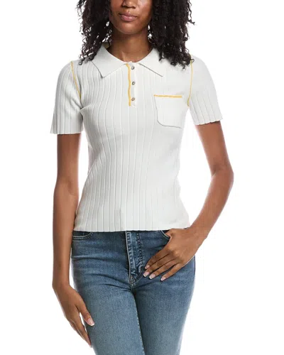 Elie Tahari The Stevie Polo Shirt In Animal Print