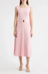 Elie Tahari The Sumner Sleeveless Knit Midi Dress