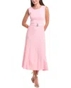 Elie Tahari The Sumner Sweaterdress In Pink