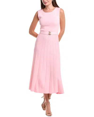 Elie Tahari The Sumner Sweaterdress In Pink