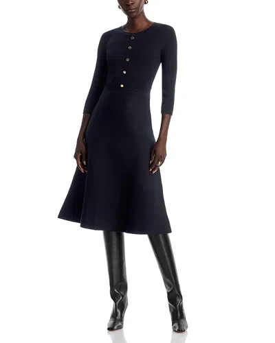 Elie Tahari The Suzi Sweater Dress In Black