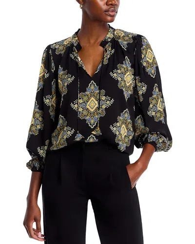 Elie Tahari The Tani Blouse In Marseille Print