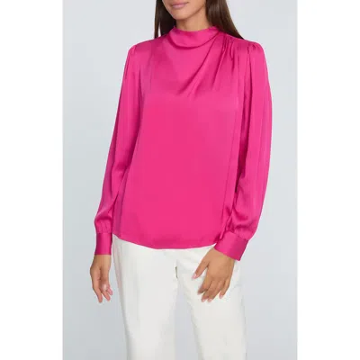 ELIE TAHARI ELIE TAHARI THE TIEN MOCK NECK TOP