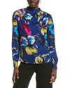 Elie Tahari The Madeline Silk-blend Blouse