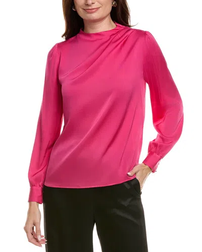 Elie Tahari The Tien Silk-blend Blouse In Multi