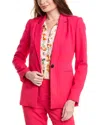 Elie Tahari The Tiffany Notched-lapel Single-button Blazer In Pink