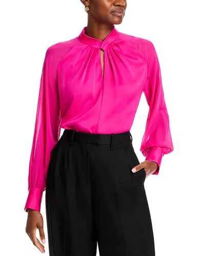 Elie Tahari The Valentine Silk Blend Blouse In Gypsy