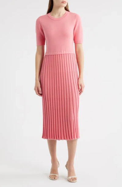 Elie Tahari The Vesper Knit Midi Dress