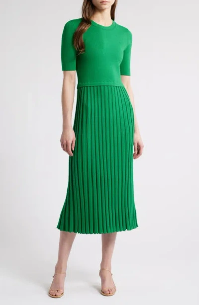 ELIE TAHARI ELIE TAHARI THE VESPER KNIT MIDI DRESS
