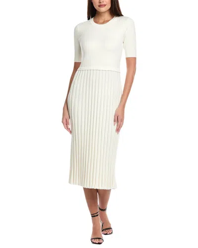 Elie Tahari The Vesper Sweaterdress In White