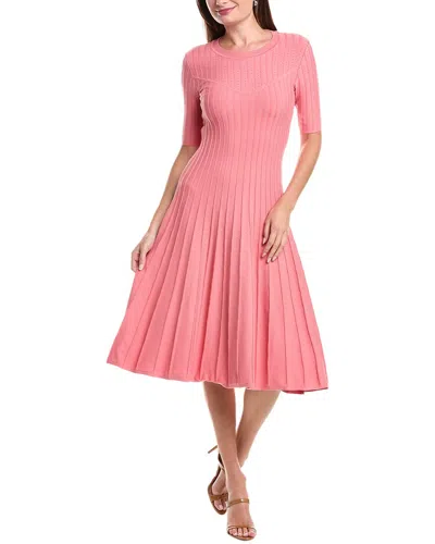 Elie Tahari The Wanda Sweaterdress In Pink