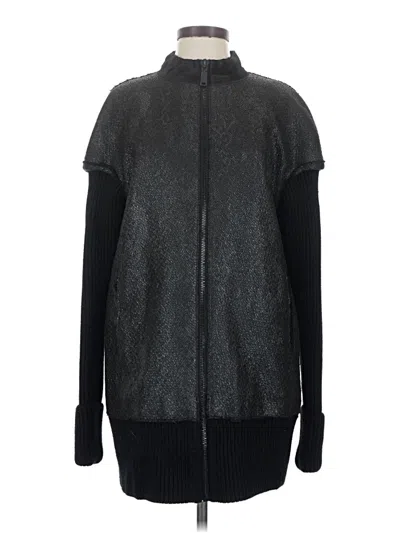 Pre-owned Elie Tahari Track Jacket In Black