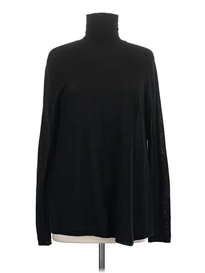 Pre-owned Elie Tahari Turtleneck Sweater In Black