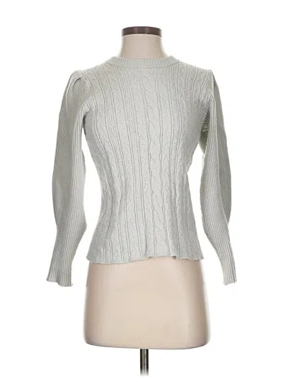 Pre-owned Elie Tahari Turtleneck Sweater In Gray