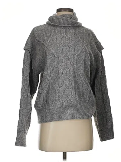 Pre-owned Elie Tahari Turtleneck Sweater In Gray