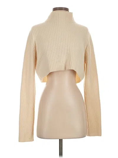 Pre-owned Elie Tahari Turtleneck Sweater In Ivory