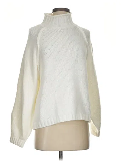Pre-owned Elie Tahari Turtleneck Sweater In Ivory