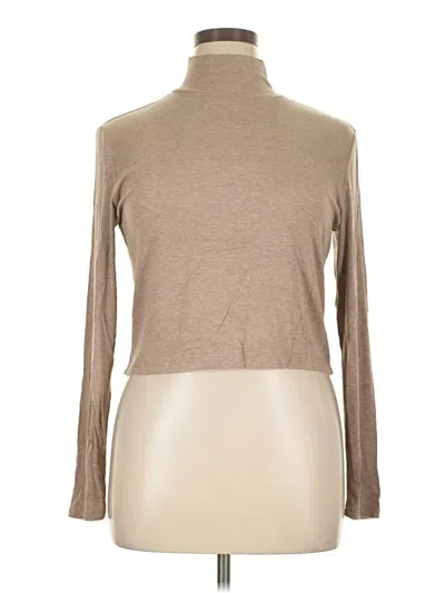 Pre-owned Elie Tahari Turtleneck Sweater In Tan
