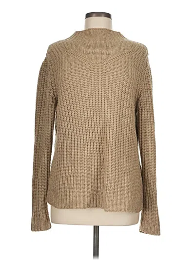 Pre-owned Elie Tahari Turtleneck Sweater In Tan