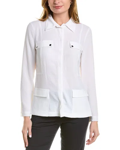 ELIE TAHARI ELIE TAHARI UTILITY SHIRT JACKET