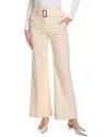 Elie Tahari Wide Leg Pant In Beige
