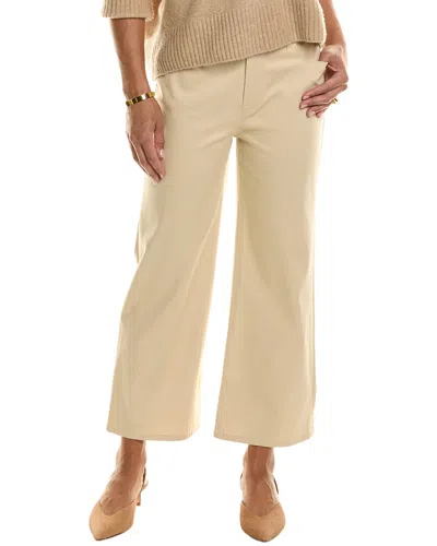 Elie Tahari Wide Leg Pant In Beige