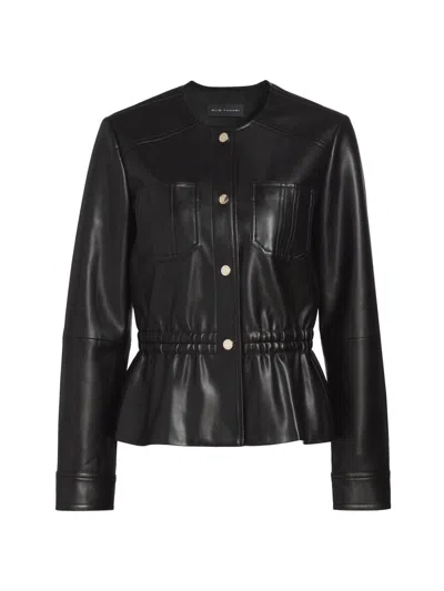 Elie Tahari Women's Aliza Faux-leather Jacket In Black