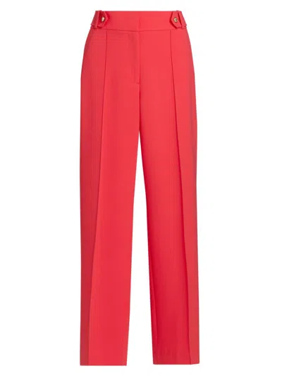 Elie Tahari Women's Darcy Straight-leg Pants In Purple