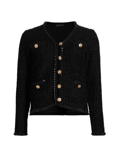 Elie Tahari Women's Heritage Giorgia Knit Jacket In Black