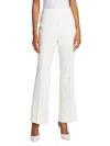 Elie Tahari Women's Iris High-rise Flared Pants In Gray