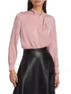 Elie Tahari Women's Jaden Silk-blend Blouse In Pink