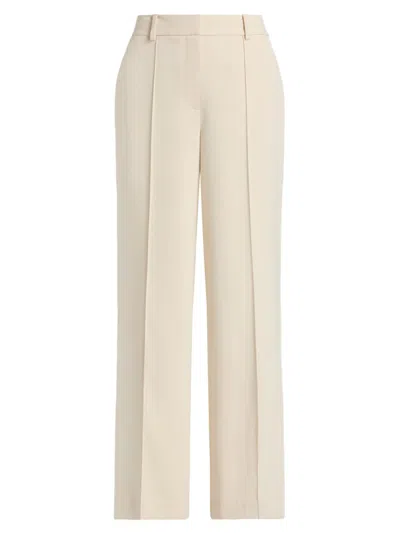 Elie Tahari Women's Jana Pintuck Relaxed-fit Pants In Gray