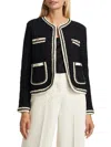 Elie Tahari The Koka Wool-blend Cardigan In Black