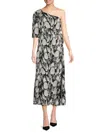 Elie Tahari Women's Pineapple Midi Dress In White Black