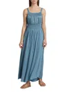 ELIE TAHARI WOMEN'S SURF CAMP SMOCKED MAXI DRESS