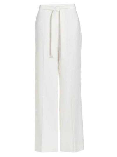 Elie Tahari Women's The Brianne Belted Wide-leg Pants In Sky White